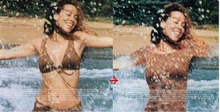Illustration for article titled In Saudi Arabia, Photoshop Makes Mariah Carey Modest